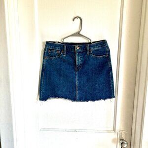 J Crew Mercantile Denim Jean Mini Skirt